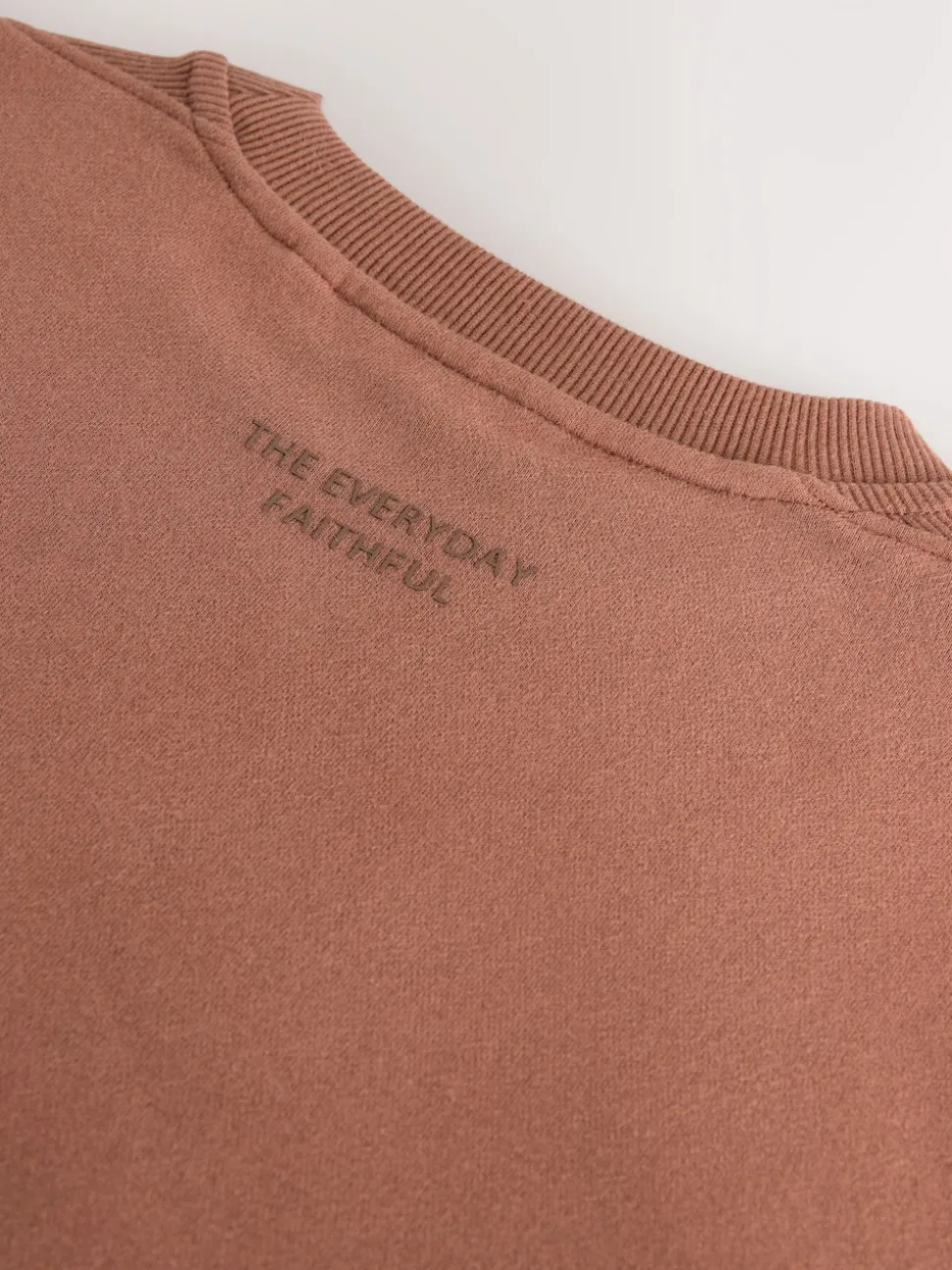 Rose rose - Sweat-shirt long Essentiels coupe décontractée avec poches
