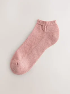 Rose/bleu/neutre - Chaussettes d'entraînement à semelles coussinées 4 Pack