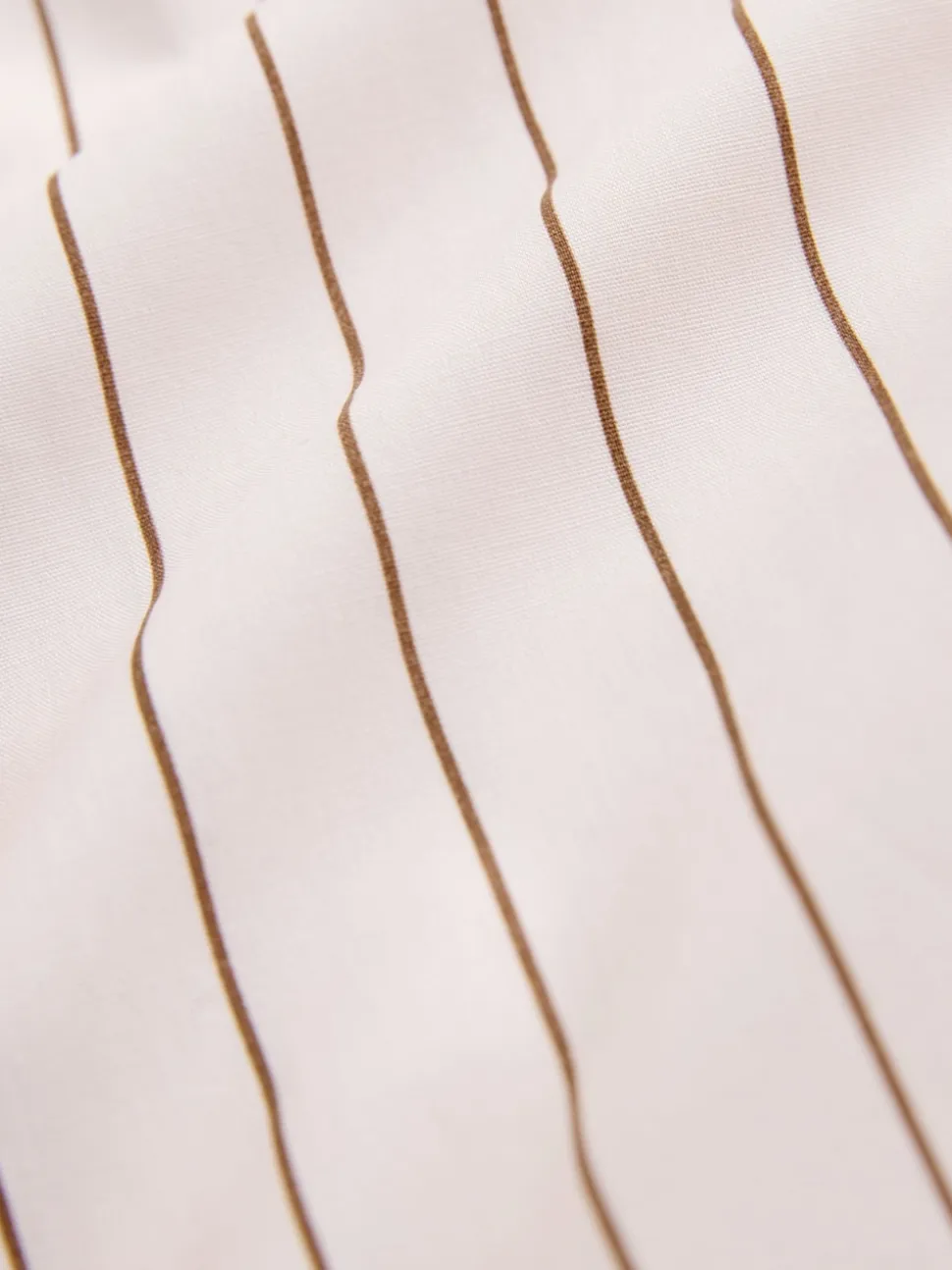 Rose/marron - Chemise extensible ajustée Essential à manches longues