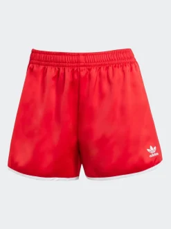 Rouge - adidas Originals Adicolour 3-Rayures Sprinter Shorts