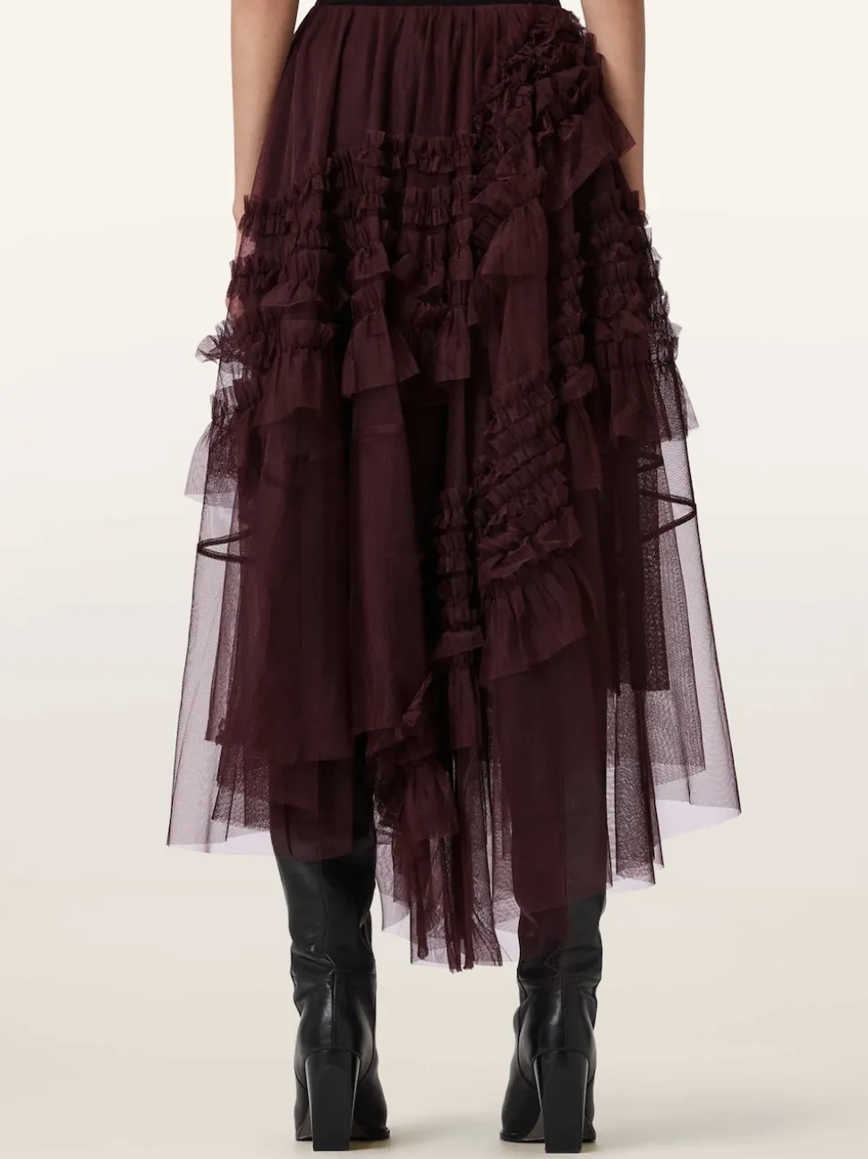Rouge - Allsaints Jen Tulle Jupes