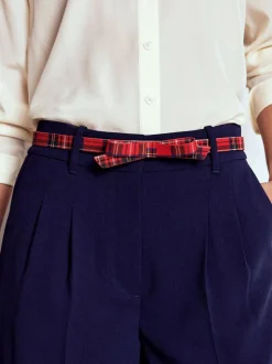 Rouge - Boden Ceinture Skinny à nœud