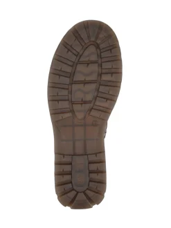 Rouge - Bottes cheville épaisses Pavers Coupe large