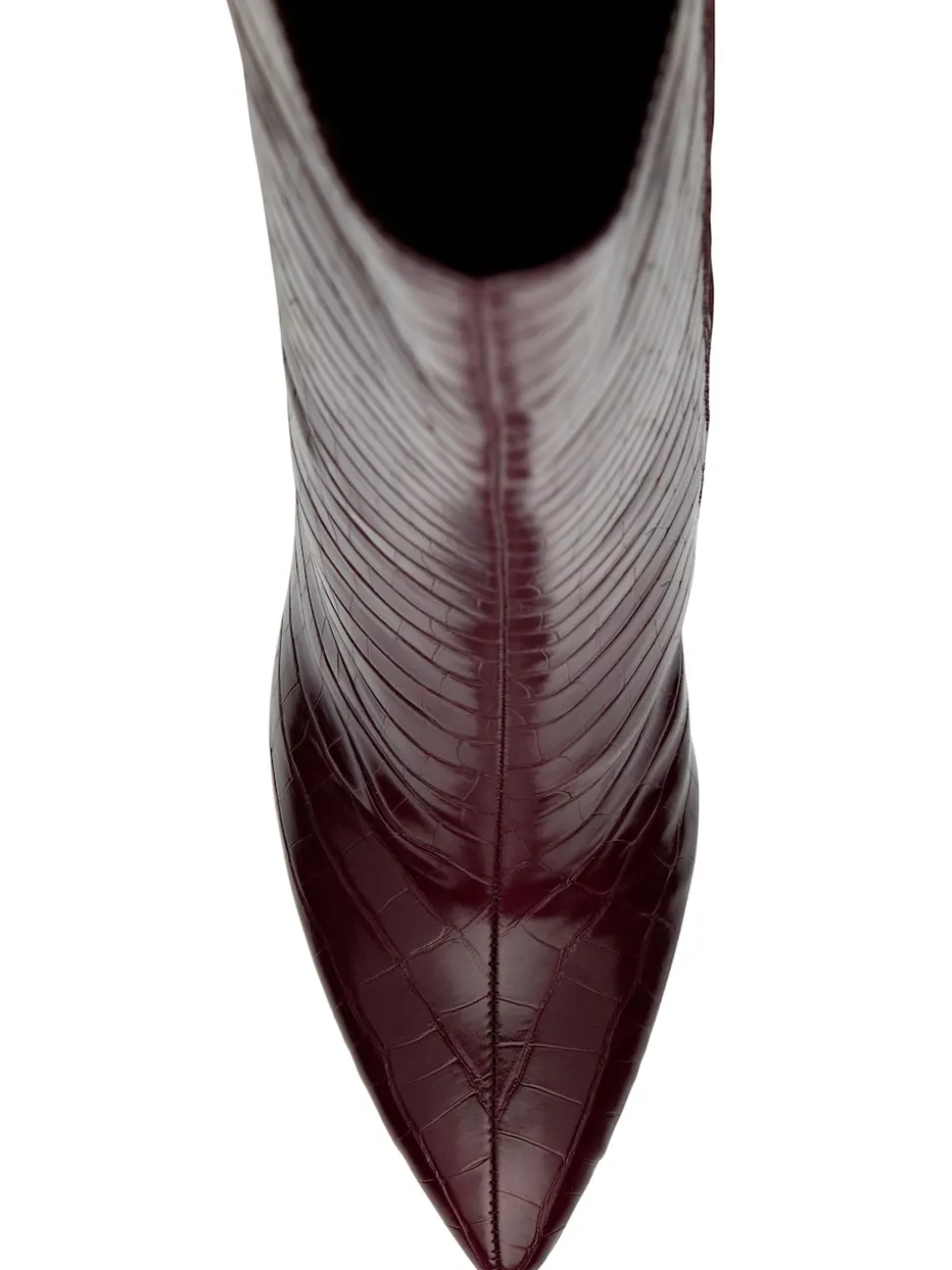 Rouge - Bottes Ravel hauteur genou à talons