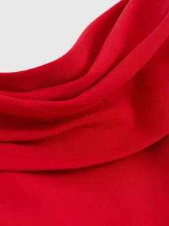 Rouge - Combinaison ample structurée sans bretelles Reiss Ayla