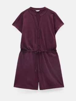 Rouge - Combinaison Hush Kendall en jersey