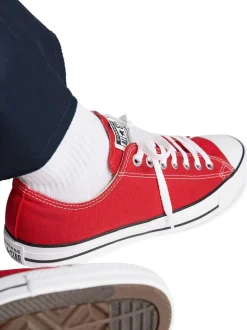 Rouge - Converse Chuck Taylor All Star Ox Trainers