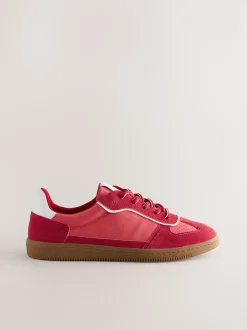 Rouge - Formateurs lacets