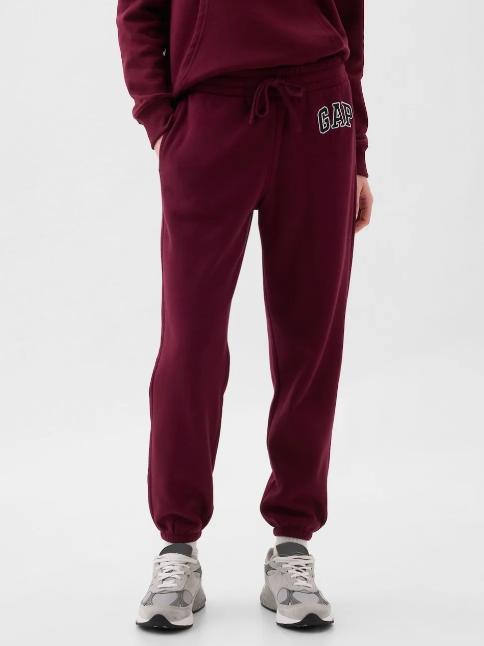 Rouge - Jogging Gap droit à logo