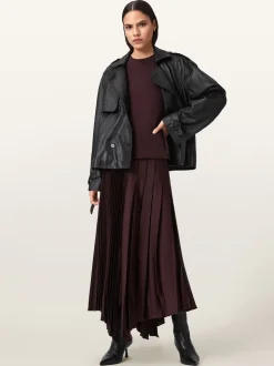 Rouge - Jupe AllSaints Jax