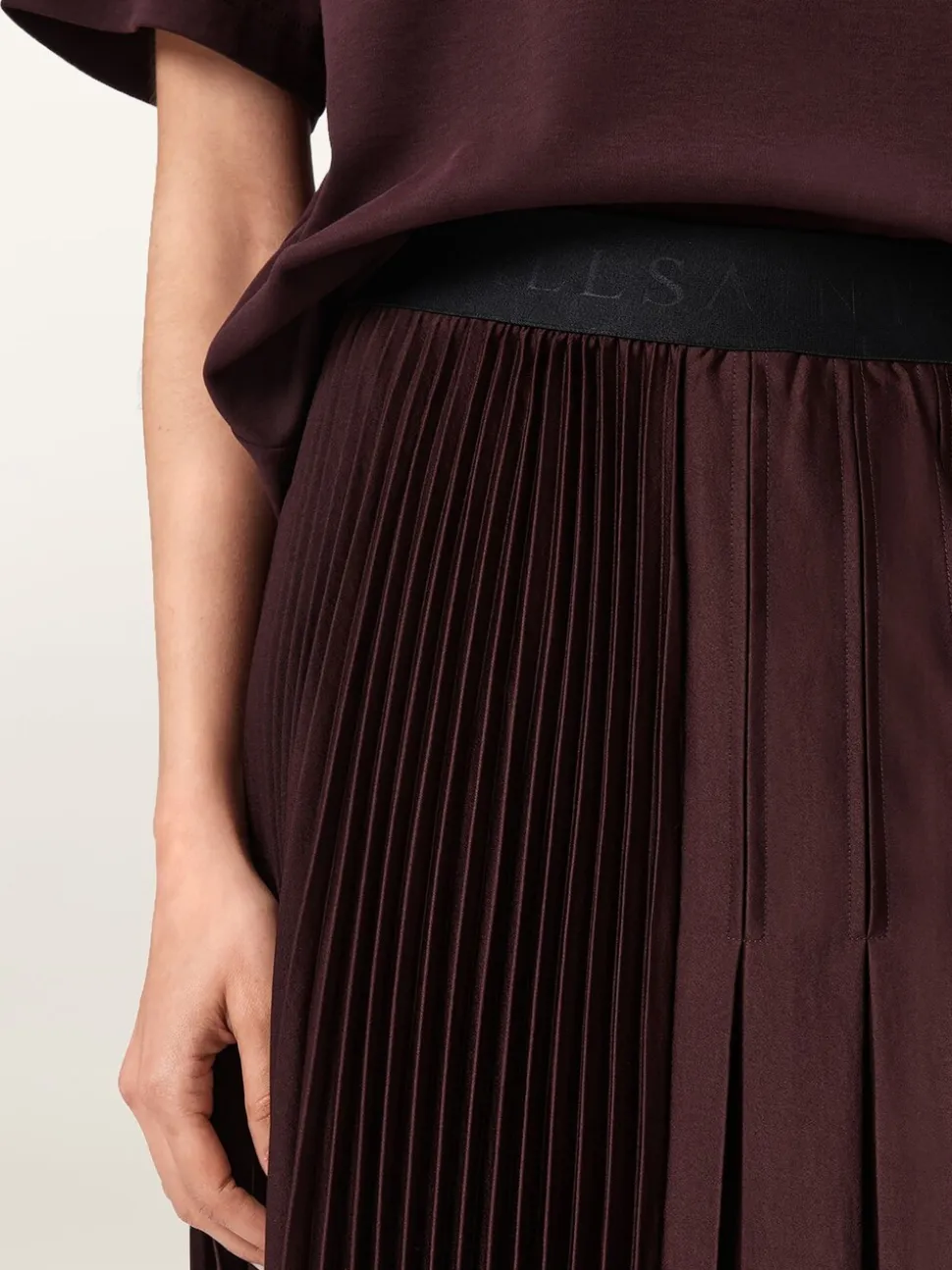 Rouge - Jupe AllSaints Jax