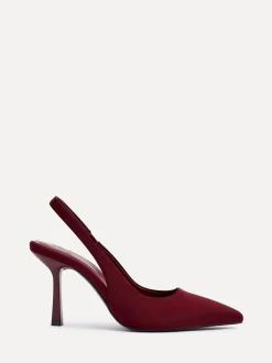 Rouge - Linzi talons de cour à bride arrière Dash