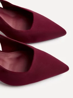 Rouge - Linzi talons Izzie Coupe large à bride arrière