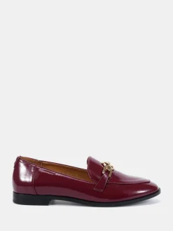 Rouge - Novo Mocassins à bordure celeste avec anneau
