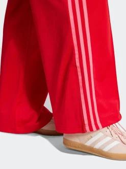Rouge - Pantalons de survêtement amples Adidas Original Firebird