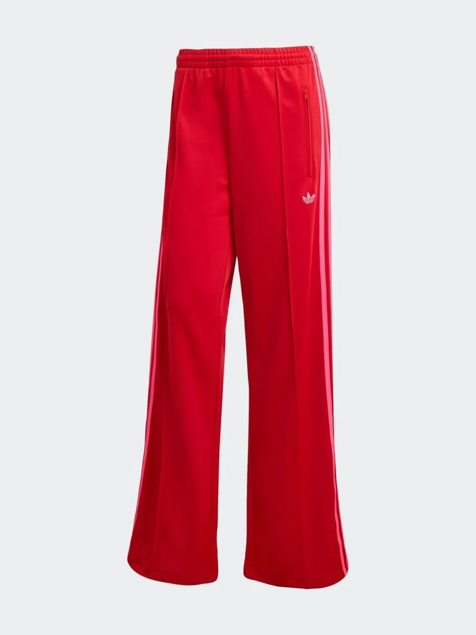 Rouge - Pantalons de survêtement amples Adidas Original Firebird