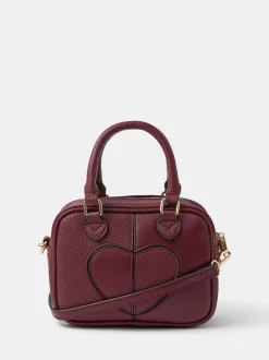 Rouge - Sac à bandoulière Accessorize cœur