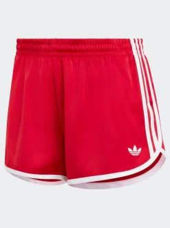 Rouge - Shorts Adidas Original Sprinter à 3 rayures