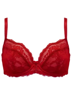 Rouge - Soutien-gorge Pour Moi Fleur à balconnet