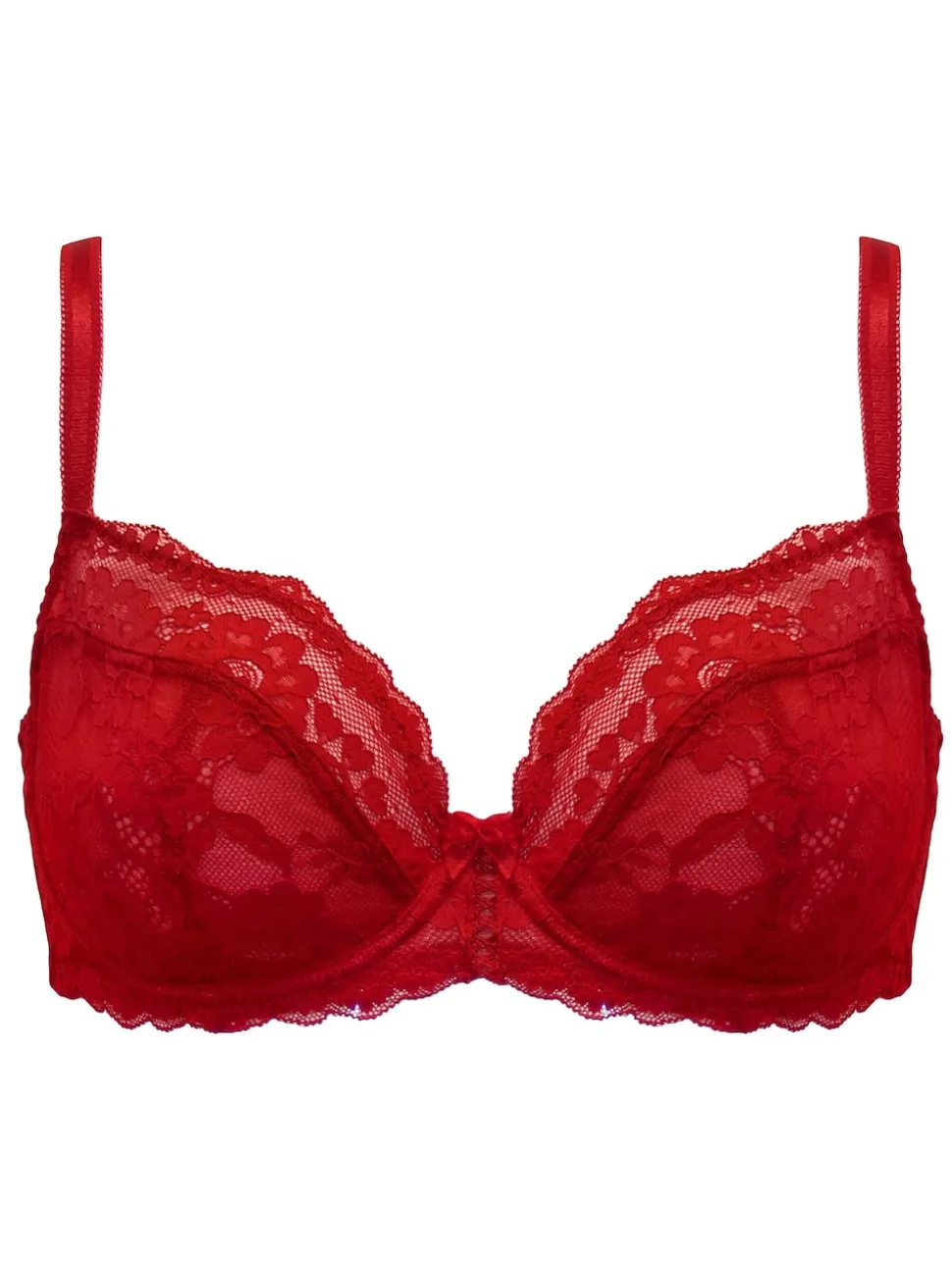 Rouge - Soutien-gorge Pour Moi Fleur à balconnet