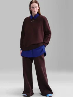 Rouge - Survêtement ample Nike Vêtements de sport Phoenix en polaire taille haute