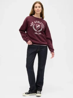 Rouge - Sweat-shirt graphique oversize Gap