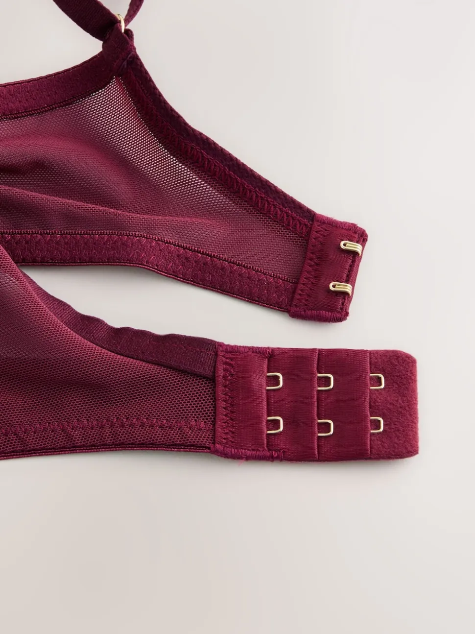 Rouge baie - Soutien-gorge brodé haut de gamme