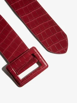 Rouge bordeaux - Ceinture Lipsy à large boucle