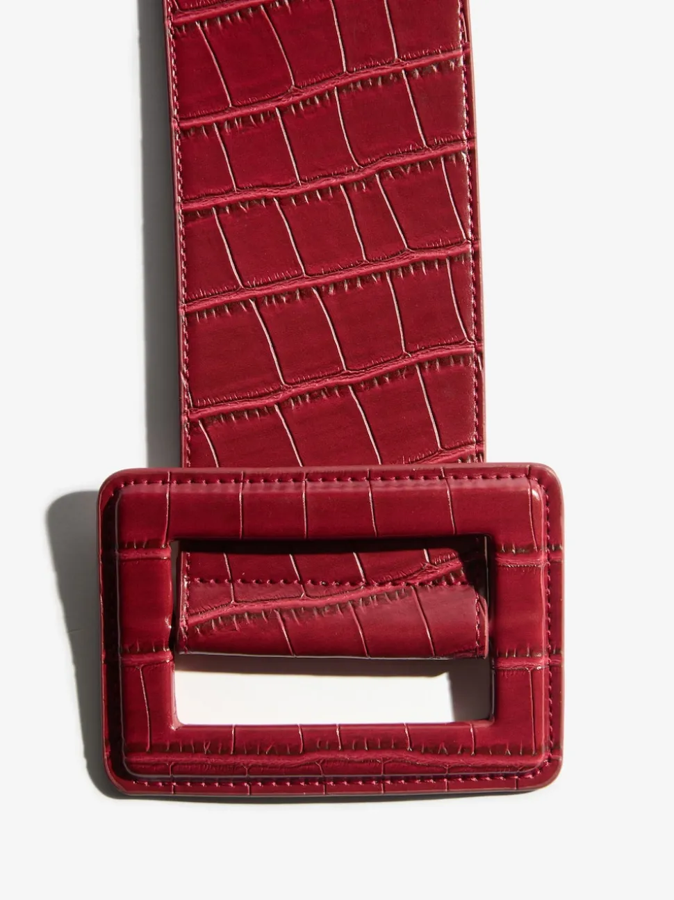 Rouge bordeaux - Ceinture Lipsy à large boucle