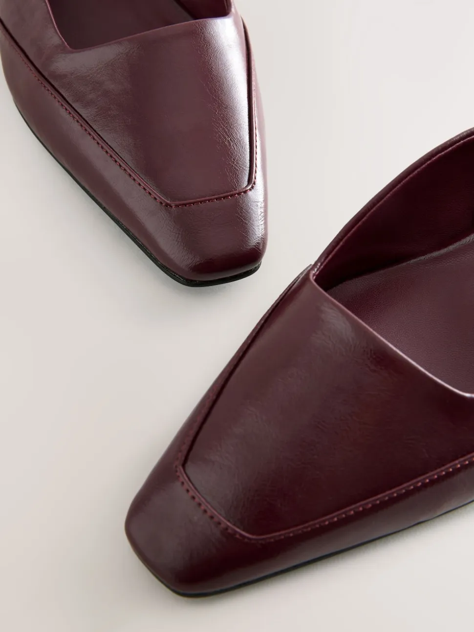 Rouge bordeaux - Chaussures à talons Forever Comfort® à bout carré et bride arrière