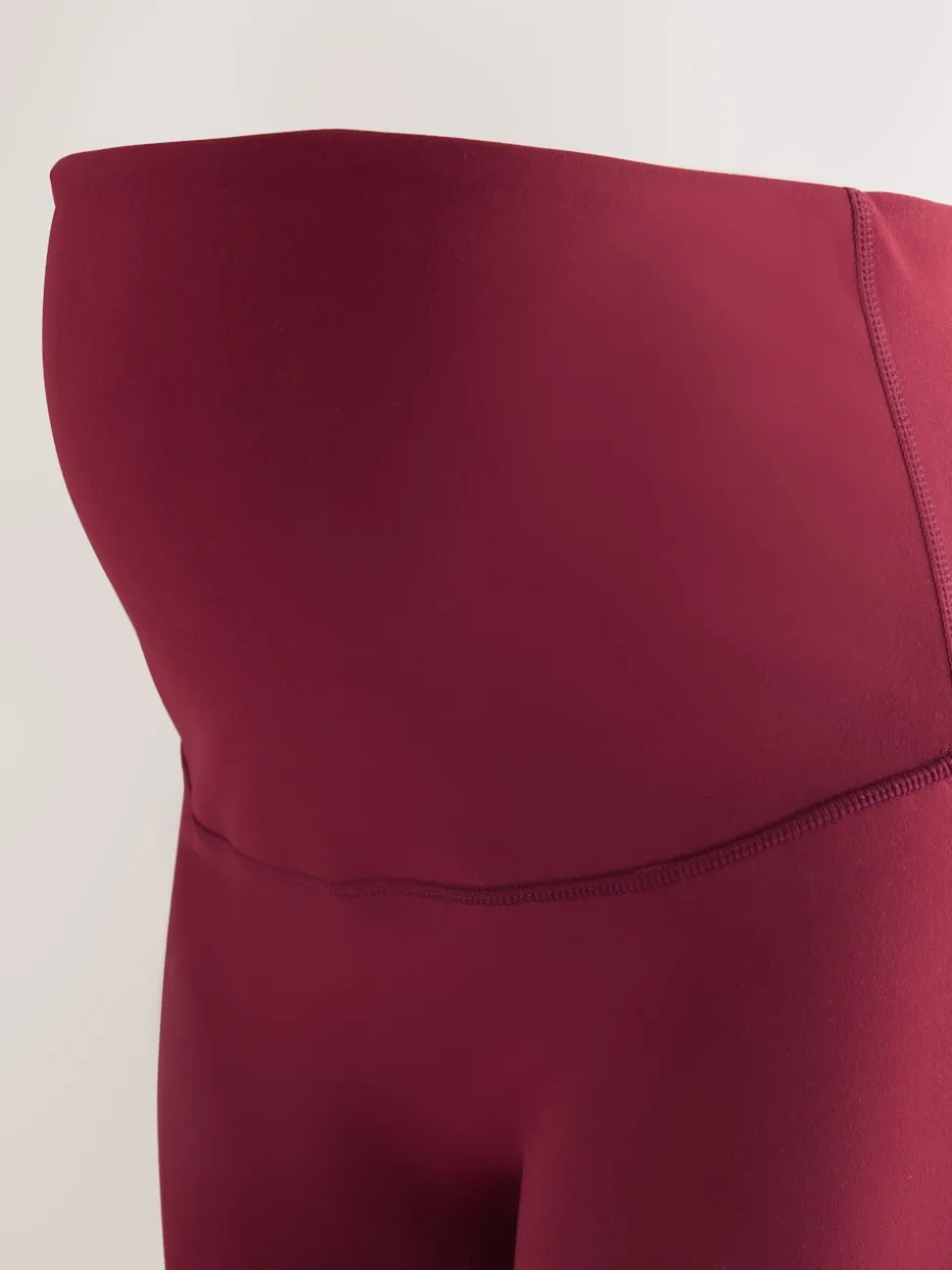 Rouge bordeaux - Leggings de sport de maternité