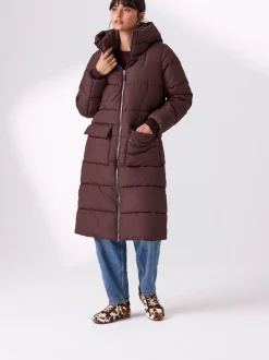 Rouge bordeaux - Manteau de grossesse Résistant à la douche