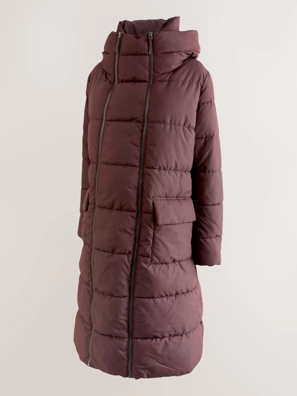 Rouge bordeaux - Manteau de grossesse Résistant à la douche