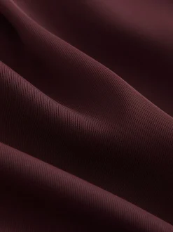 Rouge bordeaux - Pantalon ample à dos élastique