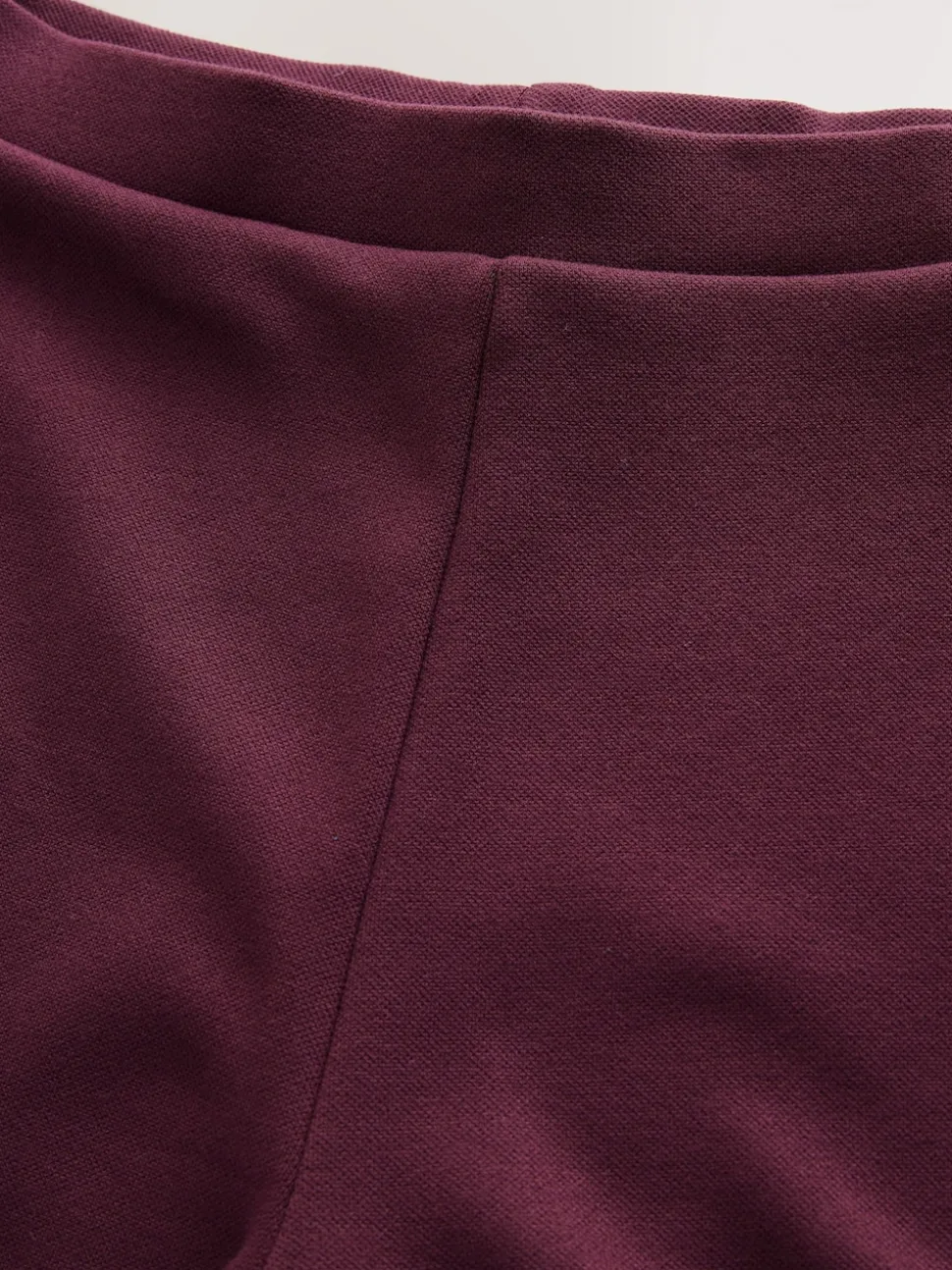 Rouge bordeaux - Pantalons jambe large compact