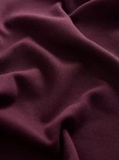 Rouge bordeaux - Pantalons jambe large compact