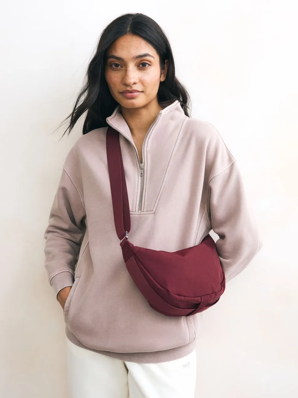 Rouge bordeaux - Sling Cross Body Bag