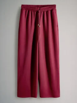 Rouge bordeaux - The Set Ensemble Oversized Modal Zip Through Sweat-shirt & Joggers
