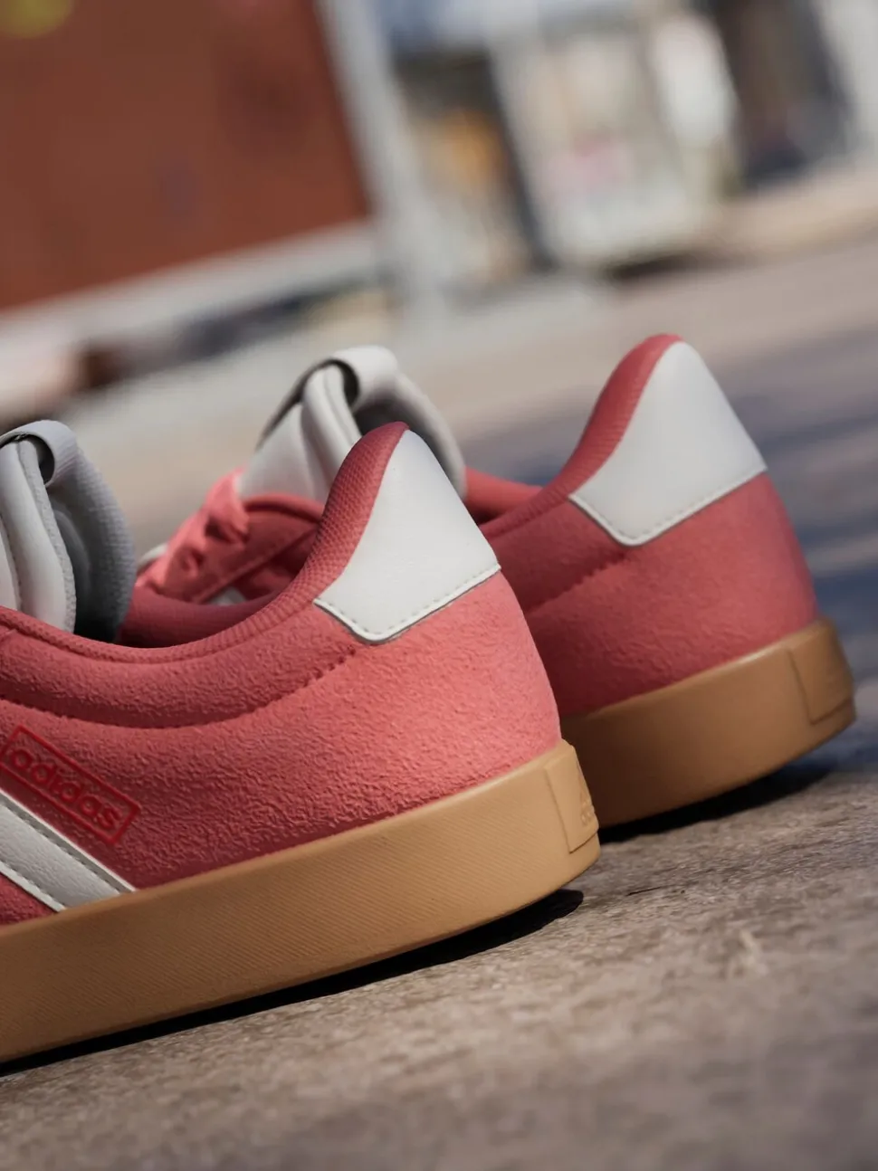 Rouge foncé - Adidas VL Court 3.0 Formateurs