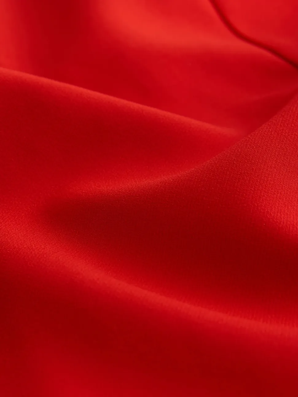 Rouge vif - Robe longue à taille cintrée Occasion