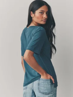 Rouge/bleu sarcelle - Lot de t-shirts manches courtes manches courtes 3