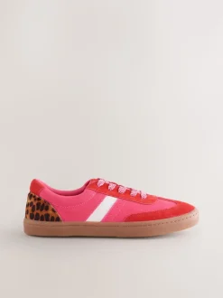 Rouge/Rose - Baskets à lacets Forever Comfort® à empiècements