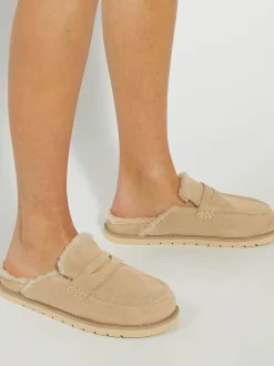 sable - Dune London Mocassins dos nu doublés Goldy