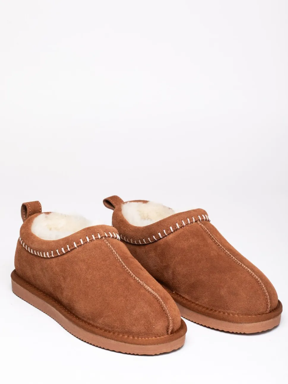 Sabots Chaussons brodés en peau de mouton Lakeland Leather