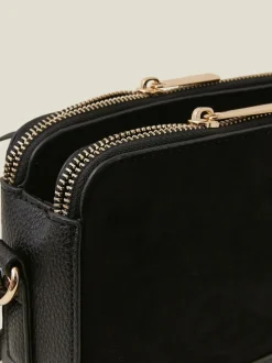 Sac à bandoulière classique en Accessorize en suédine