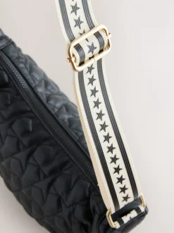 Sac à bandoulière matelassé Rockett St George avec sangle en étoile