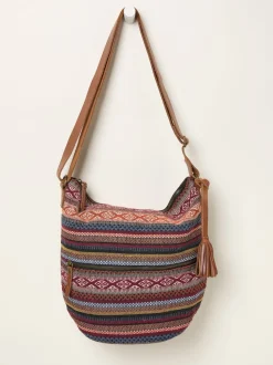 Sac à bandoulière tissé FatFace