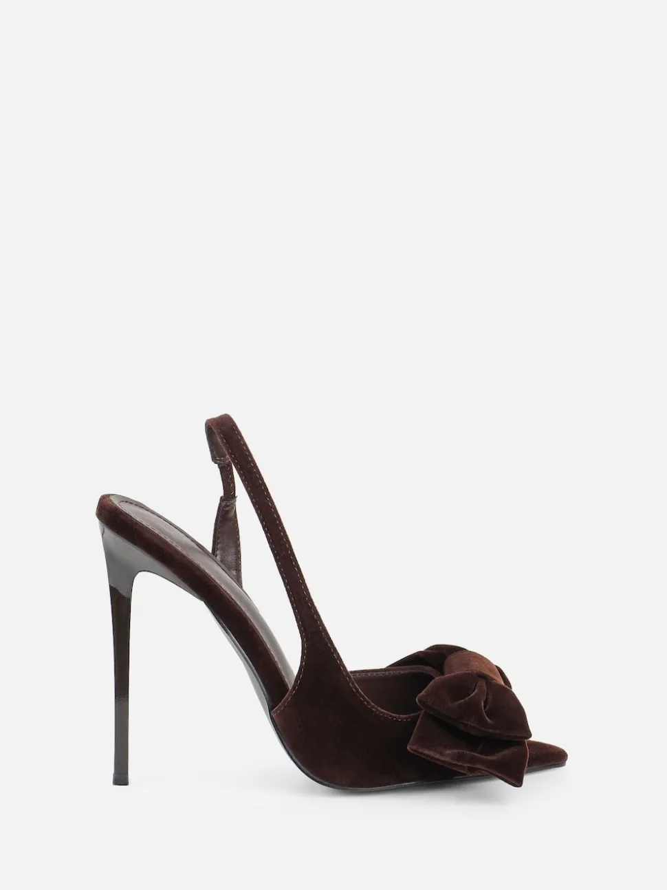 Sandales à talons Simmi London Torrez avec nœud et bout ouvert