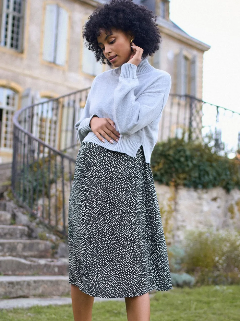 Seraphine Robe haut en maille Grossesse et Allaitement
