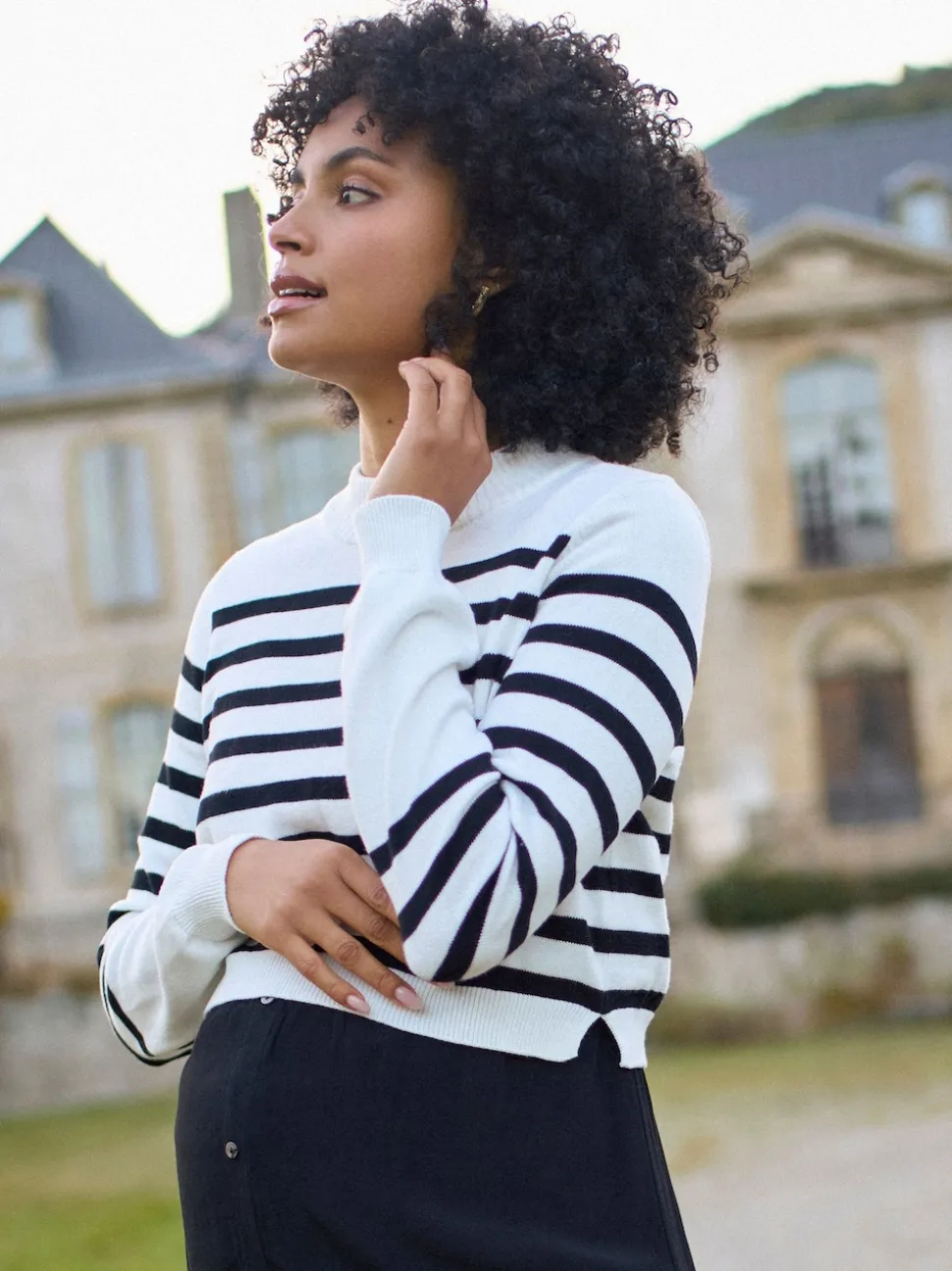 Seraphine Robe haut en maille Grossesse et Allaitement